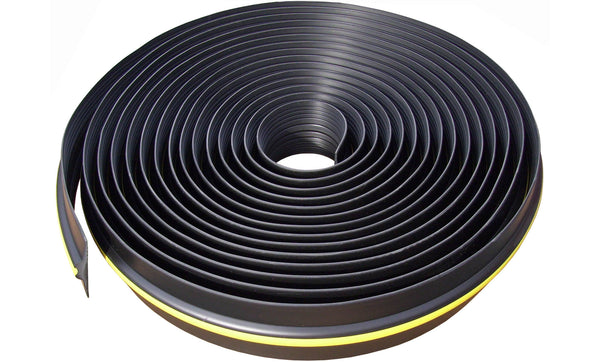 Garage door 15mm trade coil seal on a white background