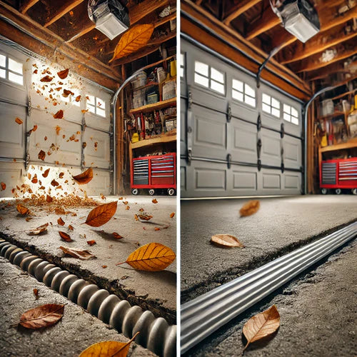 Leaves and Wind under the Garage Door?