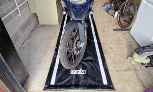 GaraMat™ Garage Floor Motorbike Containment Mat