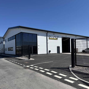 Side view of GaraDry offices and warehouse